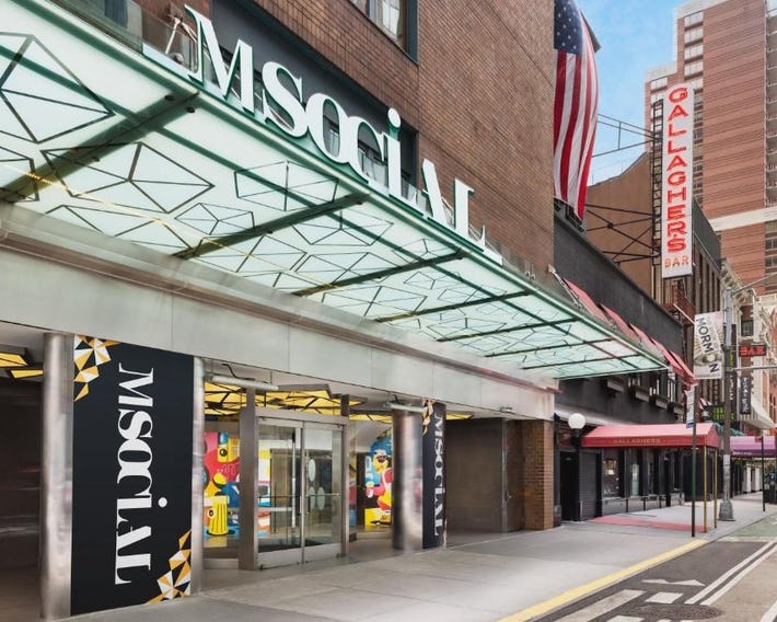 M Social Hotel New York Times Square