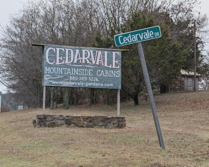 Cedarvale Cabins Turner Falls